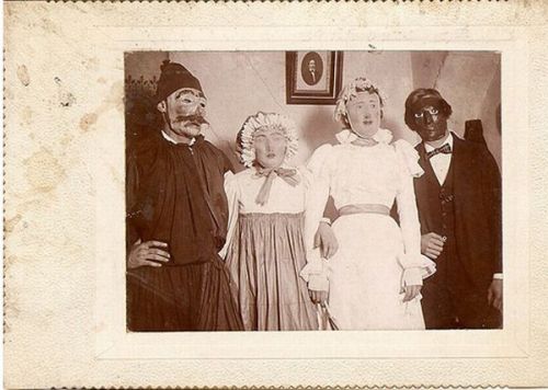 Scary-Vintage-Halloween-Costumes-of-Group